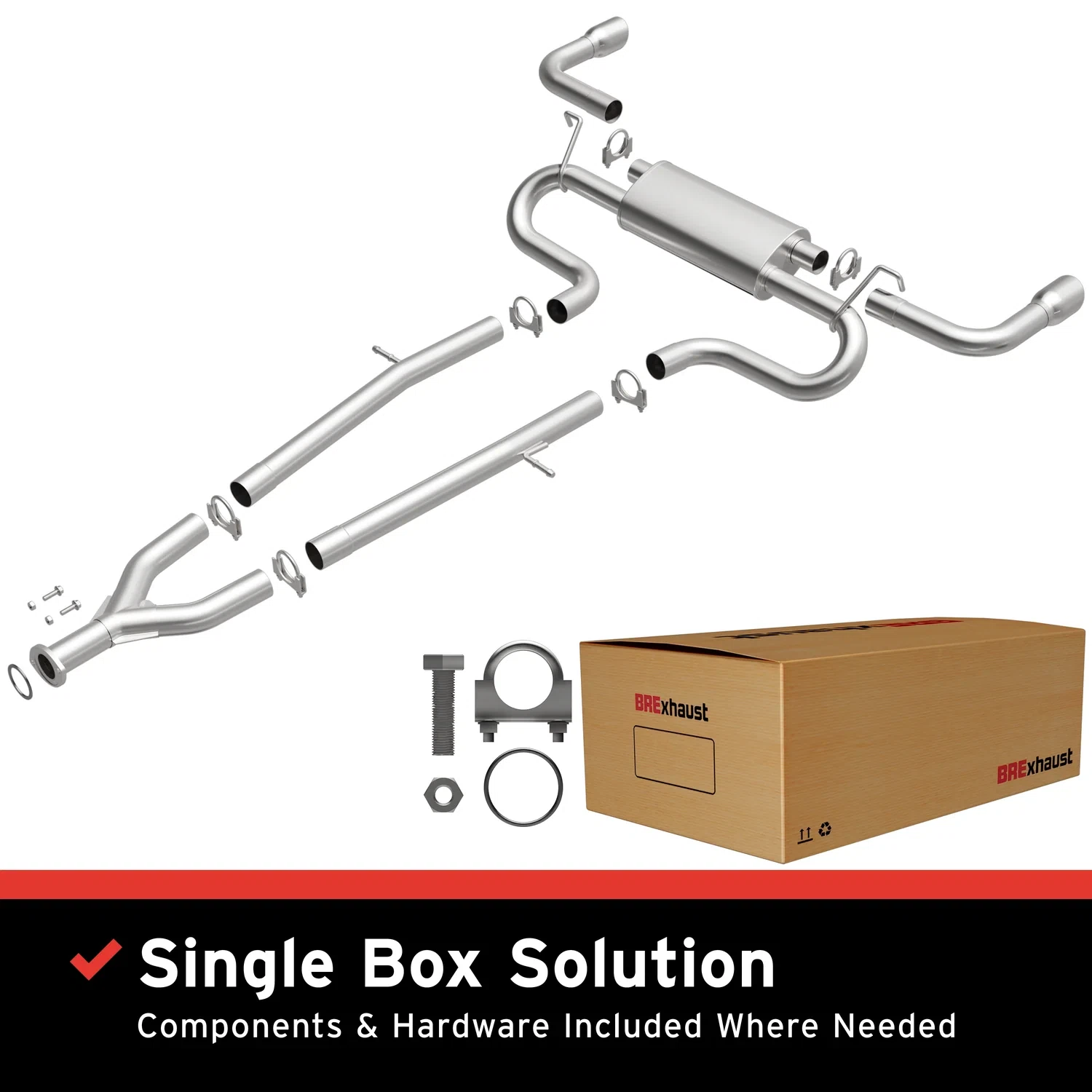 Fits 2002-2008 Lexus SC430 4.3L Direct-Fit Replacement Exhaust System